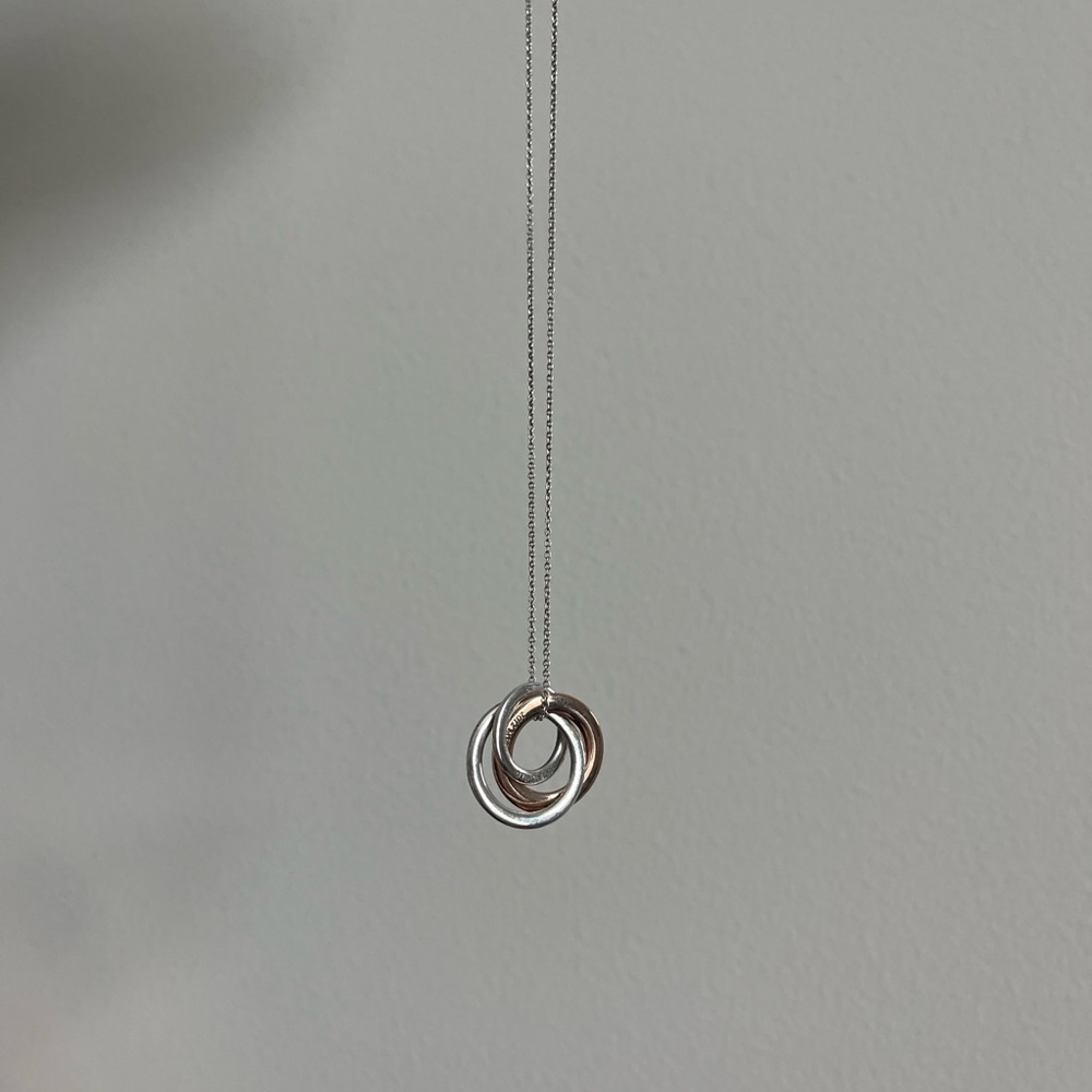 tiffany circle necklace